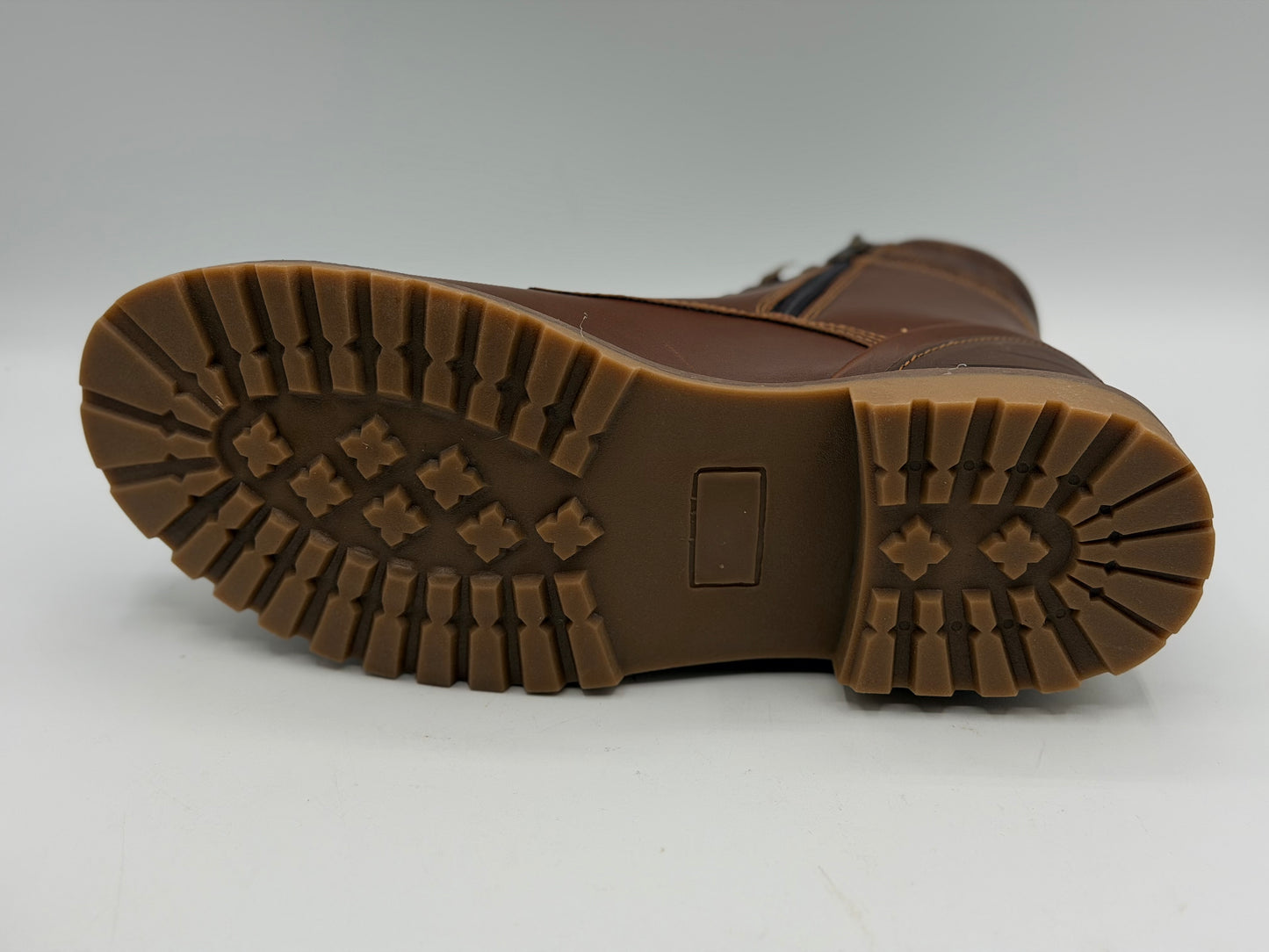 Bottes à lacets marron