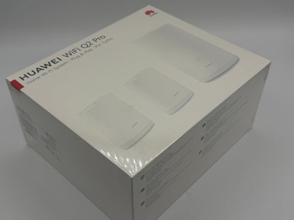 HUAWEI Wi-Fi Q2 Pro (1 Base + 2 Satellites) Système Hybride Maillé 5GHz et CPL Un Réseau Unique Plug & Play Faible Latence Gigabit Powerline Ports GE Optimisation Wi-Fi 5GHz