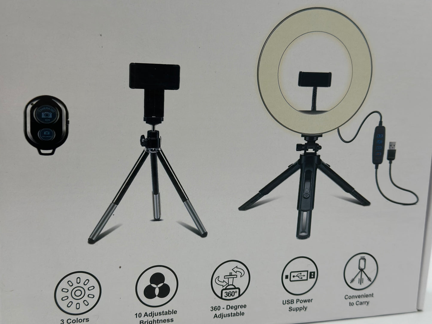 Perche a Selfie [avec Selfie Ring Light], 35.4'' Aluminium Extensible Selfie Stick 360° Rotation avec Bluetooth, Monopode Rechargeable Selfie Anneau Lumineux Compatible pour iPhone/Huawei/Gopro