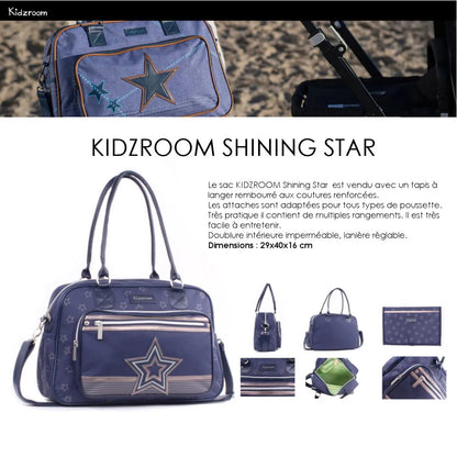 Sac à Langer Shining Star Bleu neuf