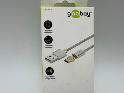GOOBAY CÂBLE MAGNETIC USB-A 2.0 / MICRO USB 2.0 GRIS
Câble USB Type-A 2.0 vers micro USB Type-B 2.0 Mâle / Mâle