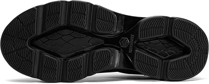 Chaussures de Sécurité Hommes Basket de Securite Femme Protection Acier Amorti Mode Confortable Legere Respirante Chaussure de Chantier(Noir G,44 EU)