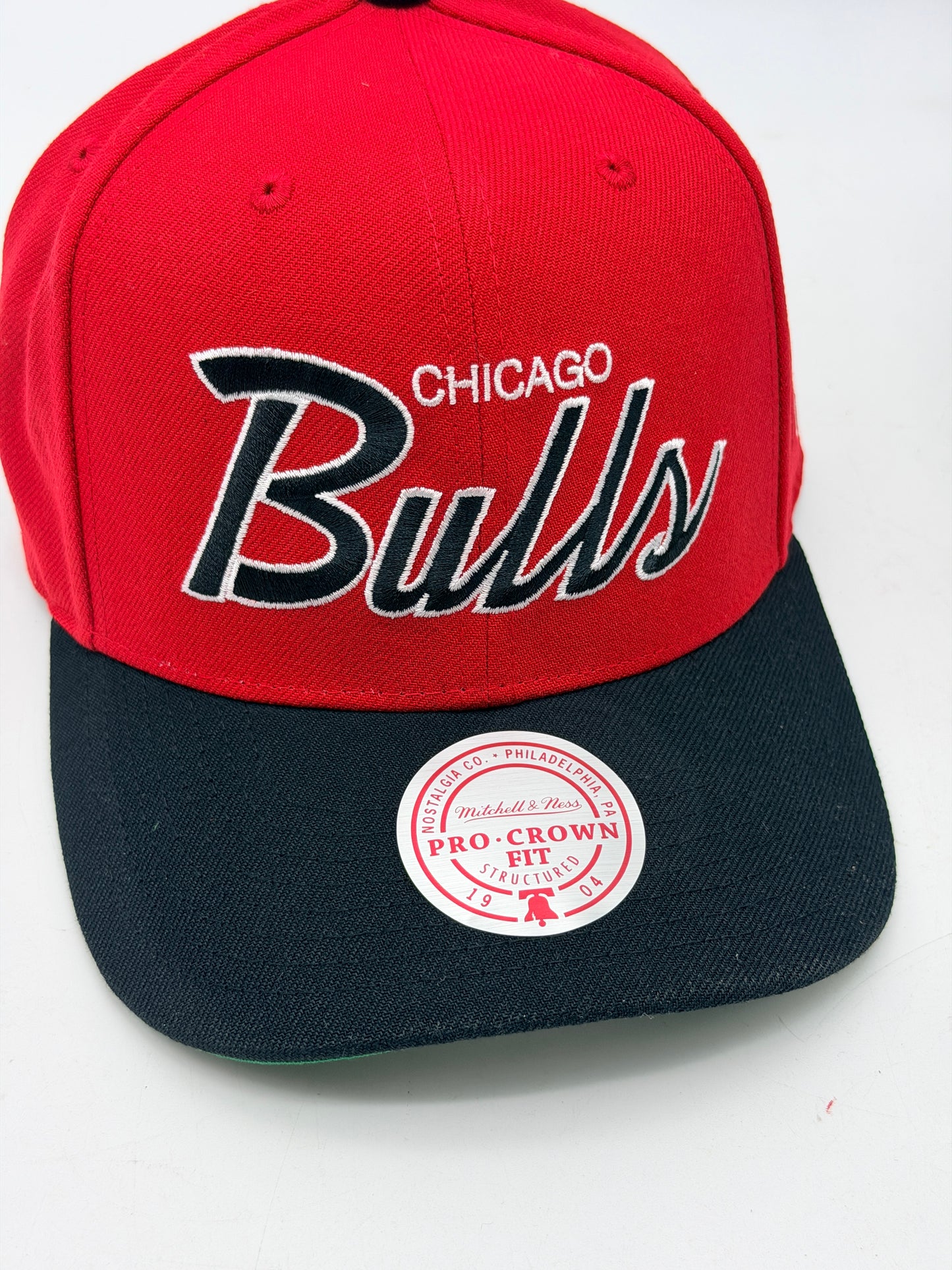 Casquette Snapback Chicago Bulls Mitchell & Ness – Pro Crown Fit – Neuve