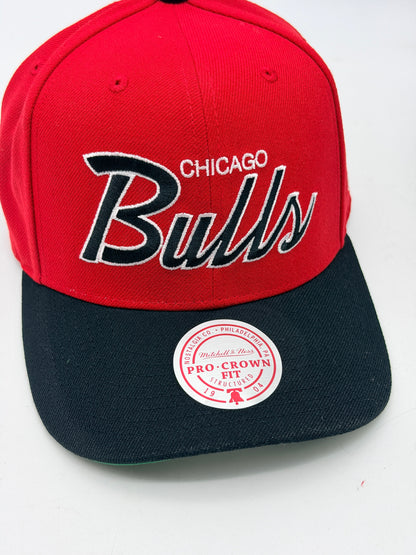 Casquette Snapback Chicago Bulls Mitchell & Ness – Pro Crown Fit – Neuve