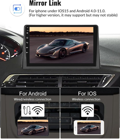 Autoradio Android pour Peugeot 5008/4008/3008 2017-2020, CarPlay/androide auto GPS Navigation