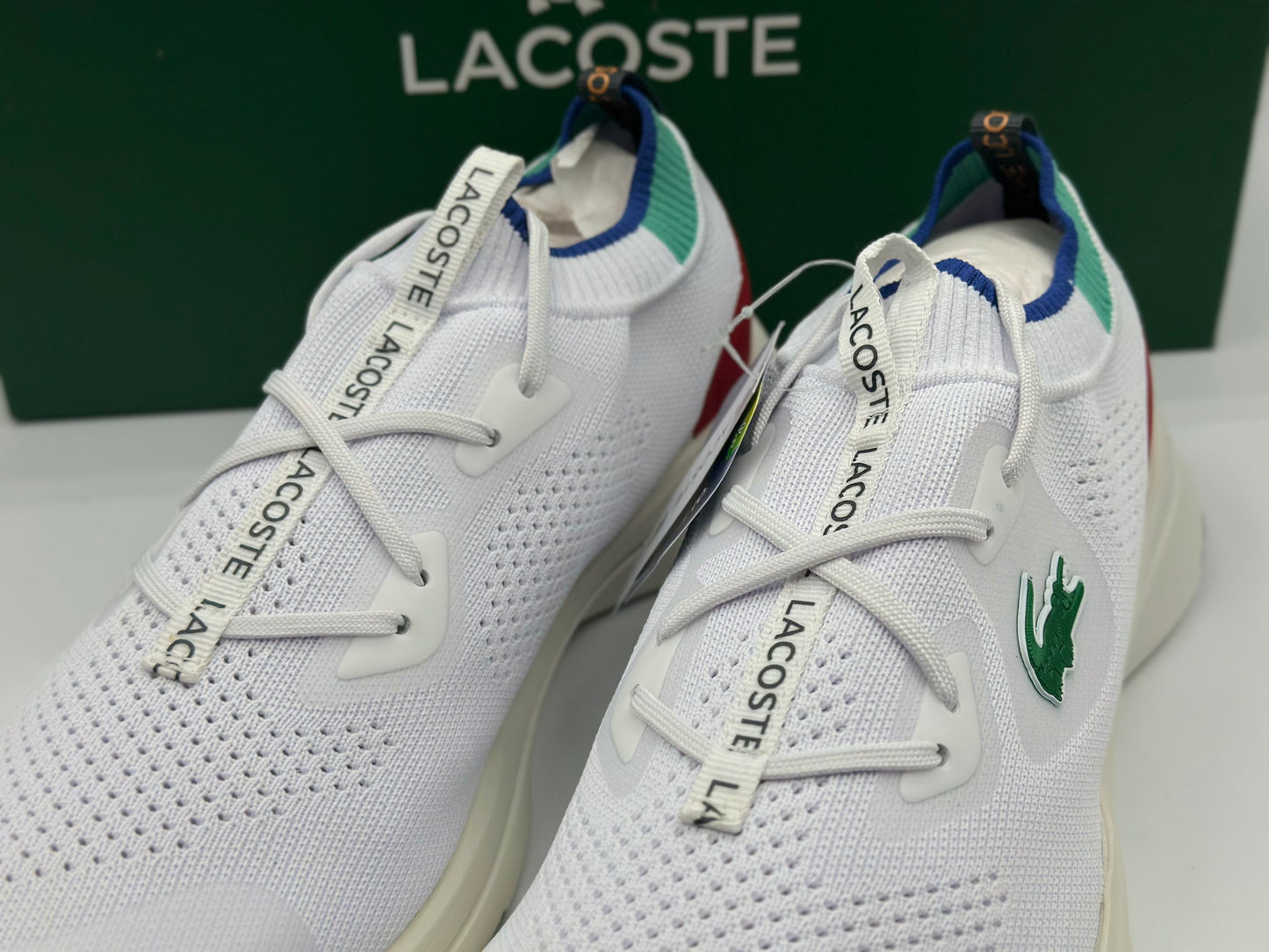 Sneakers Run Spin Knit mixte Lacoste en textile