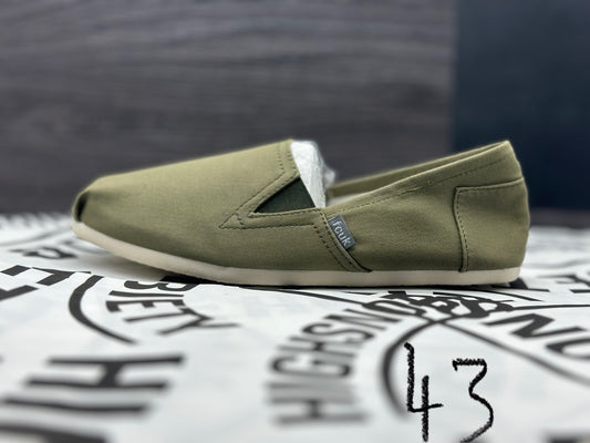 Espadrilles - Kaki ultra léger pour homme taille 44
