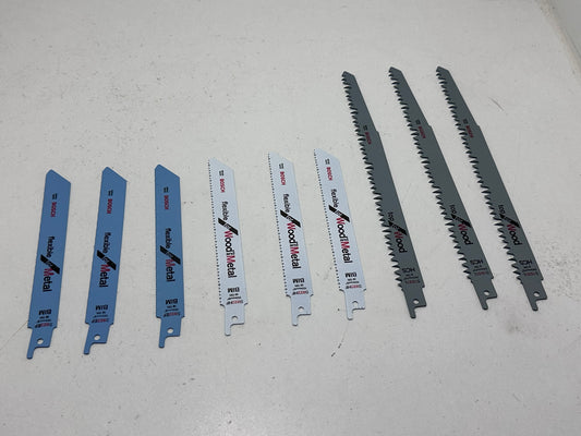 Bosch Accessories Set de 9 Lames de scie sabre pour démolition + boite de rangement 925 vf