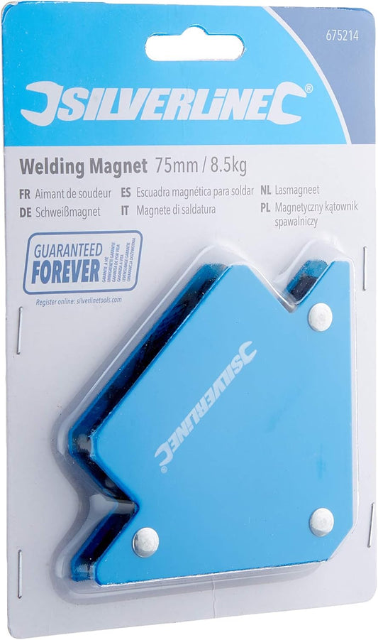 Silverline Aimant de soudeur 75 mm multicolore one size