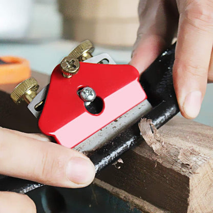 rabot avec base plate 9.3"/235mm rayons réglables Se raser avec 4 lames de rechange,, lame en métal travail du bois outil à main parfait pour la planification de la coupe outils de travail du bois