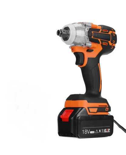 Clé à chocs sans fil brushless 18V, Chargeur, 1 batterie 3.0Ah (Compatible batterie 18V LXT Makita neuve