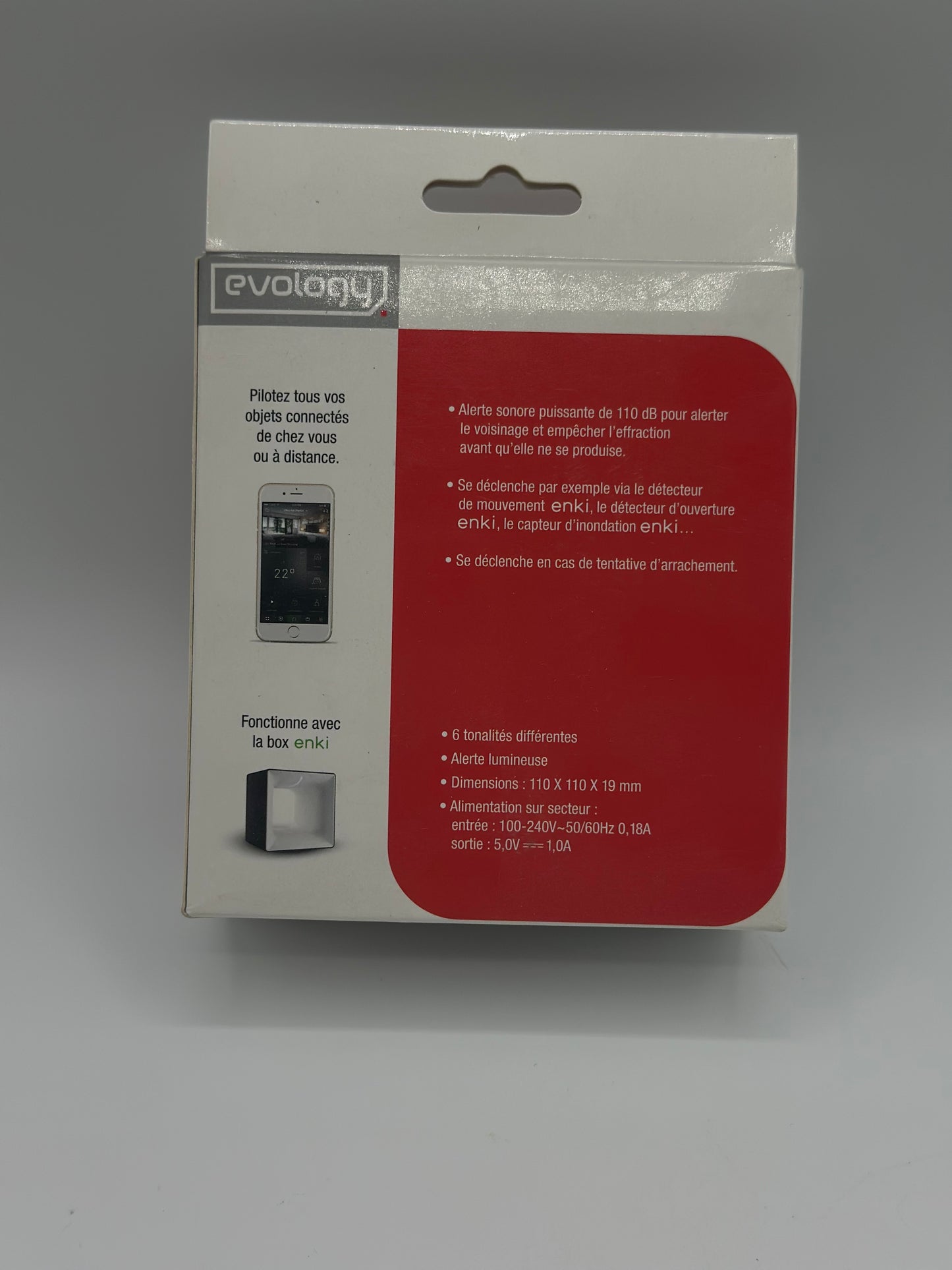 Sirene intérieur Zigbee connectée Evology