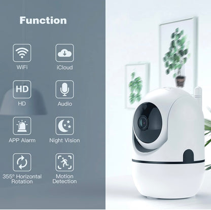 Caméra Surveillance IP WiFi 1080P FHD sans Fil 2,4 G Vision panoramique de sécurité avec détection M