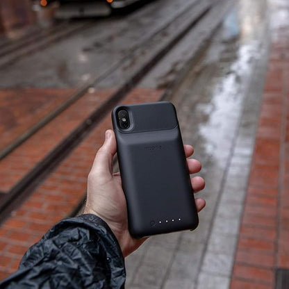 Coque avec batterie externe iPhone XS Max - Noir capacité 2000 ah