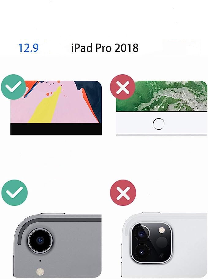 Coque pour iPad Pro 12.9 Pouces 3ème Génération (2018), Étui avec la Béquille Réglage neuve