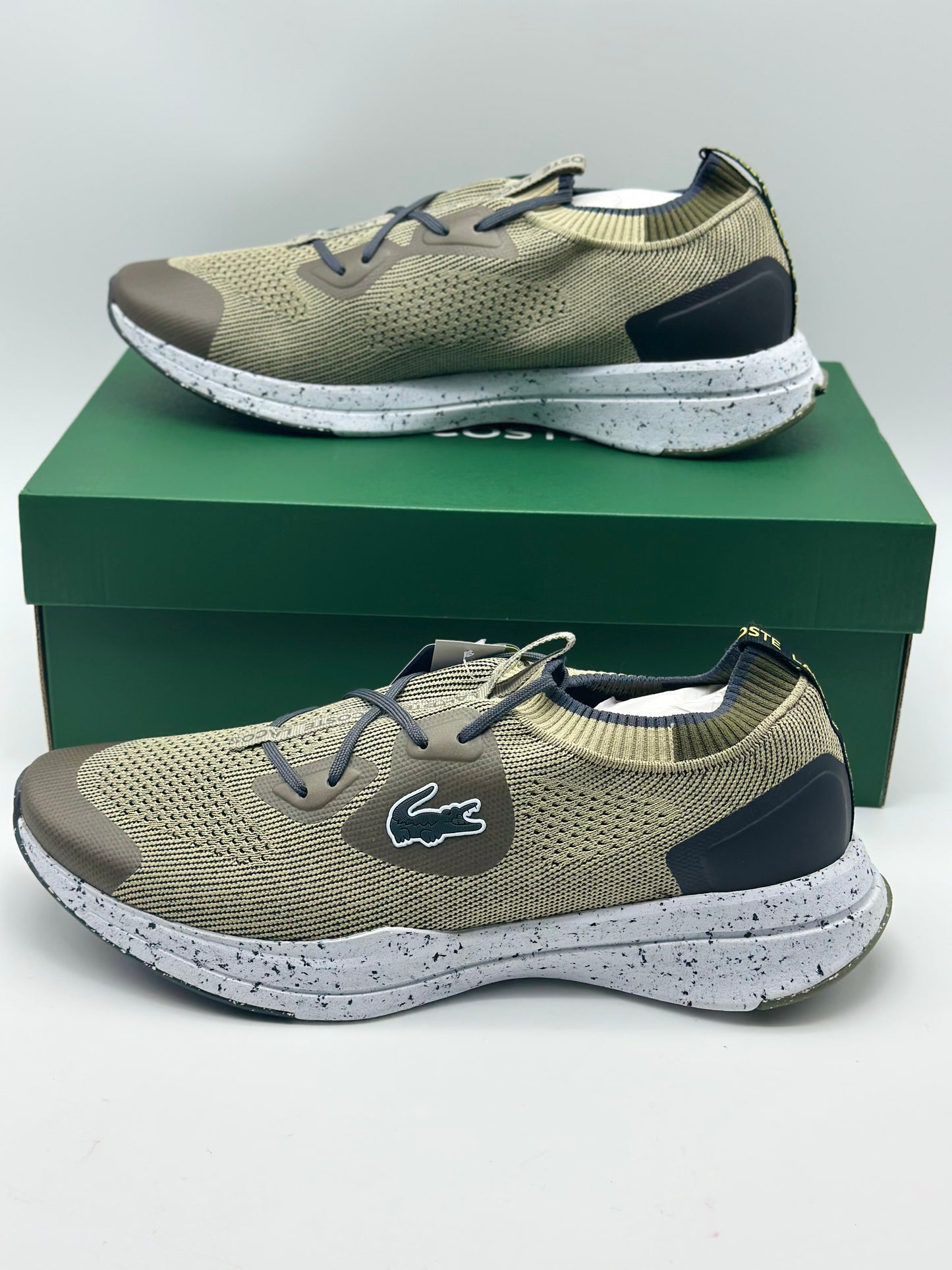 Sneakers Run Spin Knit mixte Lacoste en textile