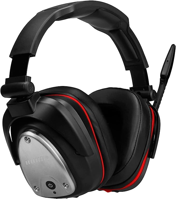 Casque gamer sans fils pour PS4,SWITCH et PC,Casque Gaming avec Micro pour 7.1 Surround et Fortes Basses