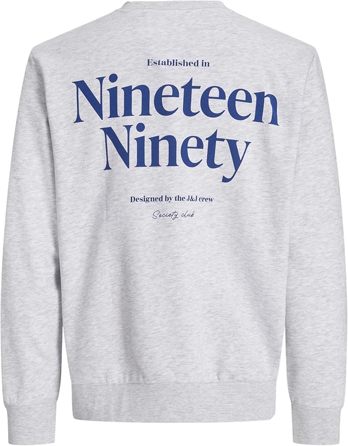 JACK & JONES Crew Neck Jjninety Sweat à col Rond Homme