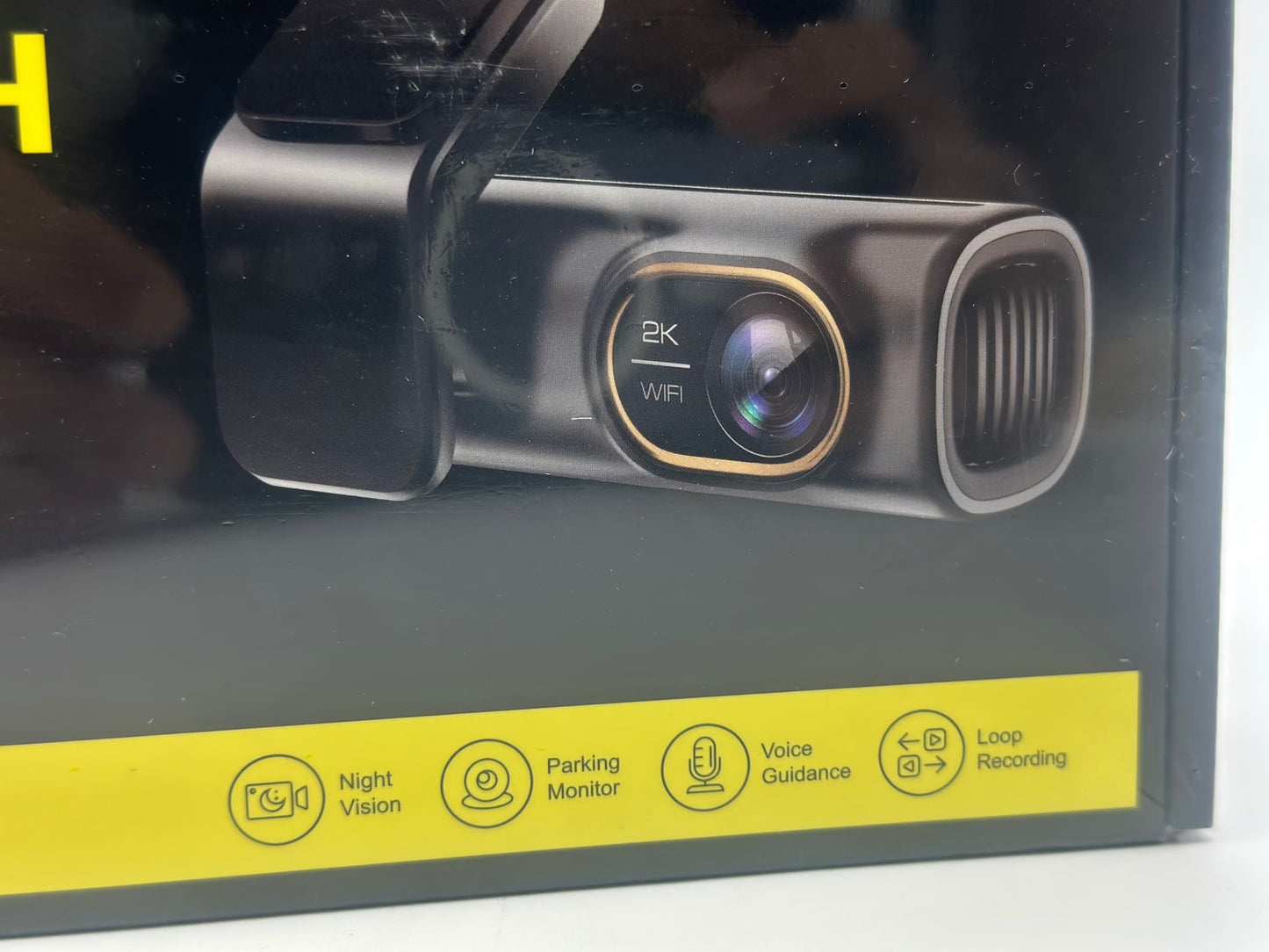 Dashcam Voiture Avant 2K 1440P, Camera Voiture, avec Carte SD 32GB, WiFi & APP, Grand Angle de 150°, Vision Nocturne IR, Enregistrement en Boucle, 24 Eures Mode Parking, G-Capteur, WDR