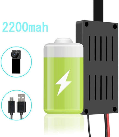 Mini caméra, enregistreur vidéo 1080P Portable petite caméra IP P2P sans fil avec détecteur de mouvement, contrôle d'application pour IOS et Android RÉUTILISABLE
