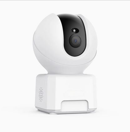 - Caméra d'intérieur Wi-Fi Dual-Band 4MP, 5 GHz/2,4 GHz, Panoramique à 350° et Inclinaison à 60°, Détection Humaine et Sonore, Suivi Intelligent, Audio Bidirectionnel, Stockage Cloud et Local jusqu'à 128 Go, Compatible avec Alexa