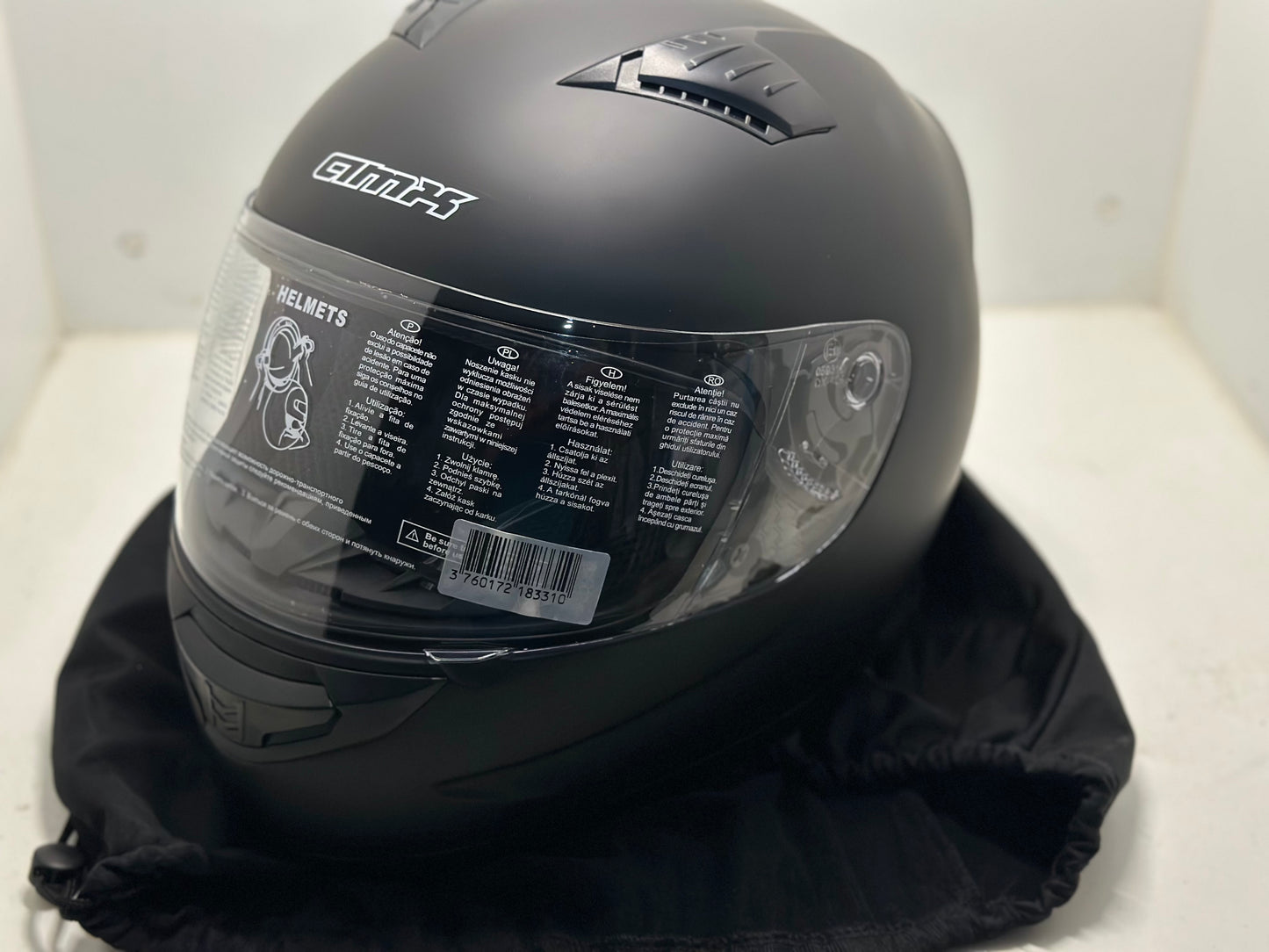 AMX Casque Intégral Indianapolis Évolution, Noir Mat MIDEL: Evolution
OPTION: ZE: M 57/58 "Colour: Noir Mat