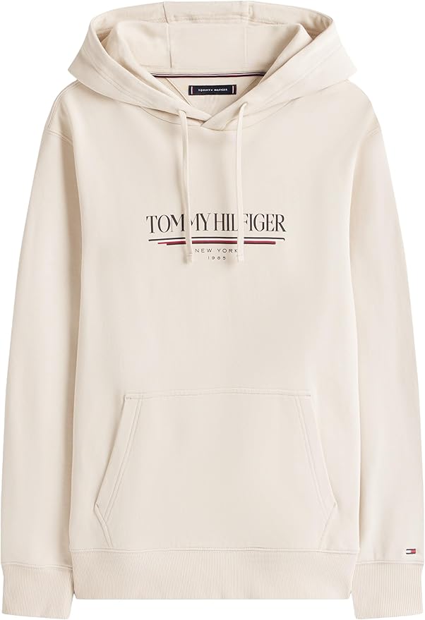 Tommy Hilfiger Sweat à Capuche Homme Brand Love en Coton