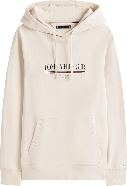 Tommy Hilfiger Sweat à Capuche Homme Brand Love en Coton