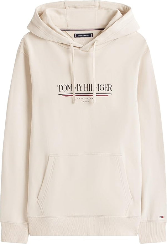 Tommy Hilfiger Sweat à Capuche Homme Brand Love en Coton