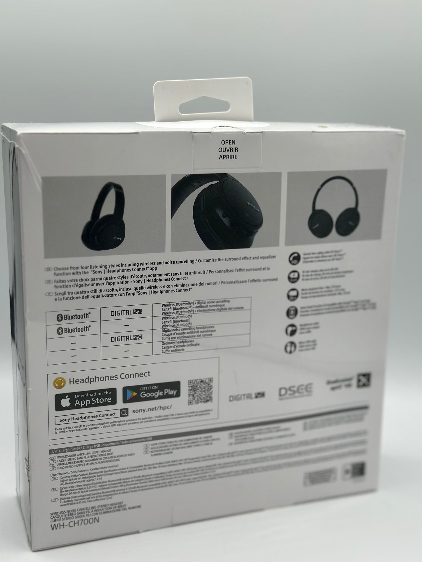 SONY
Casque audio Bluetooth - Noir - WHCH700NB