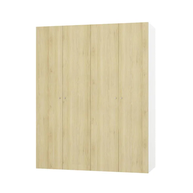 Porte battante Home effet chêne naturel mat H.200 x l.40 cm