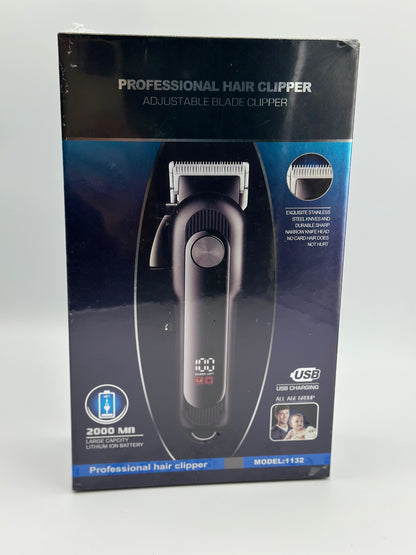Tondeuse à Cheveux électrique pour Homme, Tondeuse à Cheveux Rechargeable avec 4 Peignes de Limitation, Kit de Coupe de Cheveu