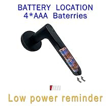 SEPOX poignée de porte intelligente reconnaissance d’empreintes digitales en métal téléphone portable bluetooth carte à puce serrure de porte noire à la maison sans clé neuf