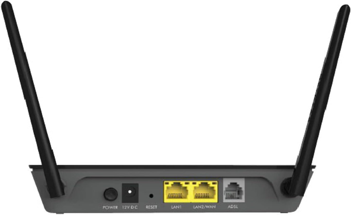 Netgear D1500-100PES Modem Routeur 300 Mbps Wi-Fi/Ethernet Noir