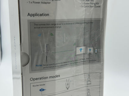Amplificateur (modem) 4G carte SIM dual bandes 2,4+5gh longue portė 200M wifi/POE neuf