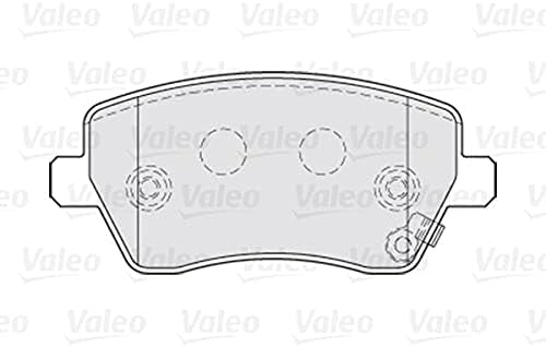 VALEO Jeu de plaquettes de frein FIRST, Essieu avant, contact de signal d'usure exclu, neuve