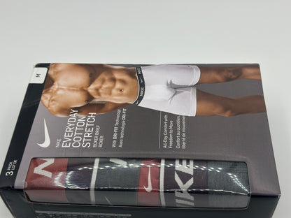 Lot de 3 boxers Nike Trunk neuf tailles M rouge/bordeau/gris