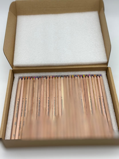 Crayons de couleur, préaffûtés, 120 unités (24 couleurs, 5 chacune neuf