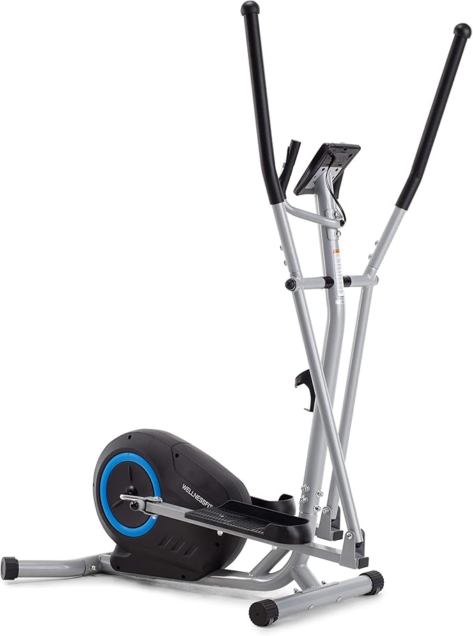 Cadence WellnessFit E Vélo elliptique unisexe, noir et bleu