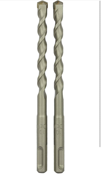 DEWALT - Jeu de 6 Forets SDS-PLUS - DT60302-QZ - Forets Ø6mm x2, Ø8mm x2; Ø10mm x2 - Perçage Béton - Forets SDS-PLUS pour Perforateurs