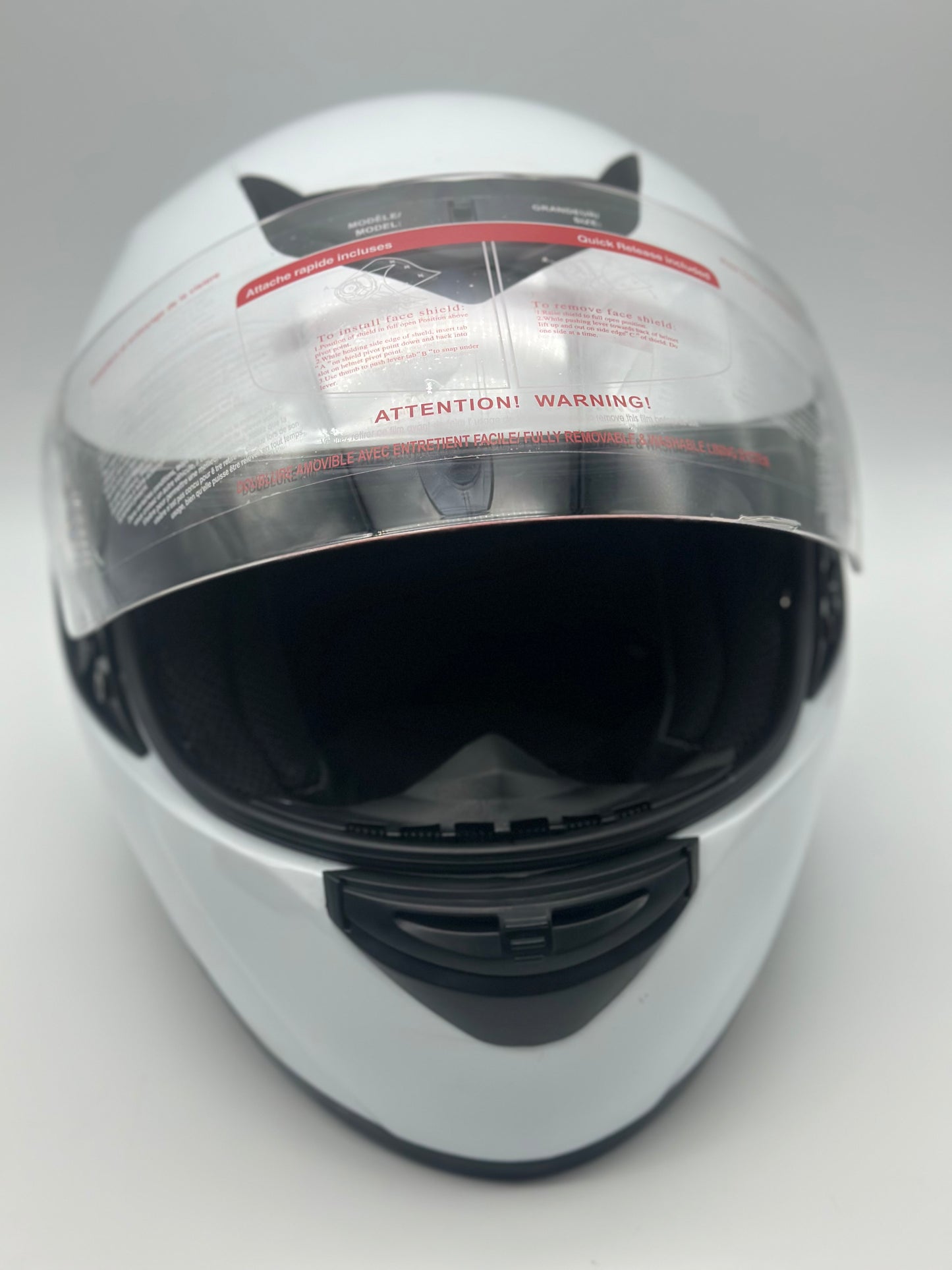 Casque de Moto Intégral, Scooter Respirant pour Femme Homme Adultes, Protection de Sécurité, Certifi XL