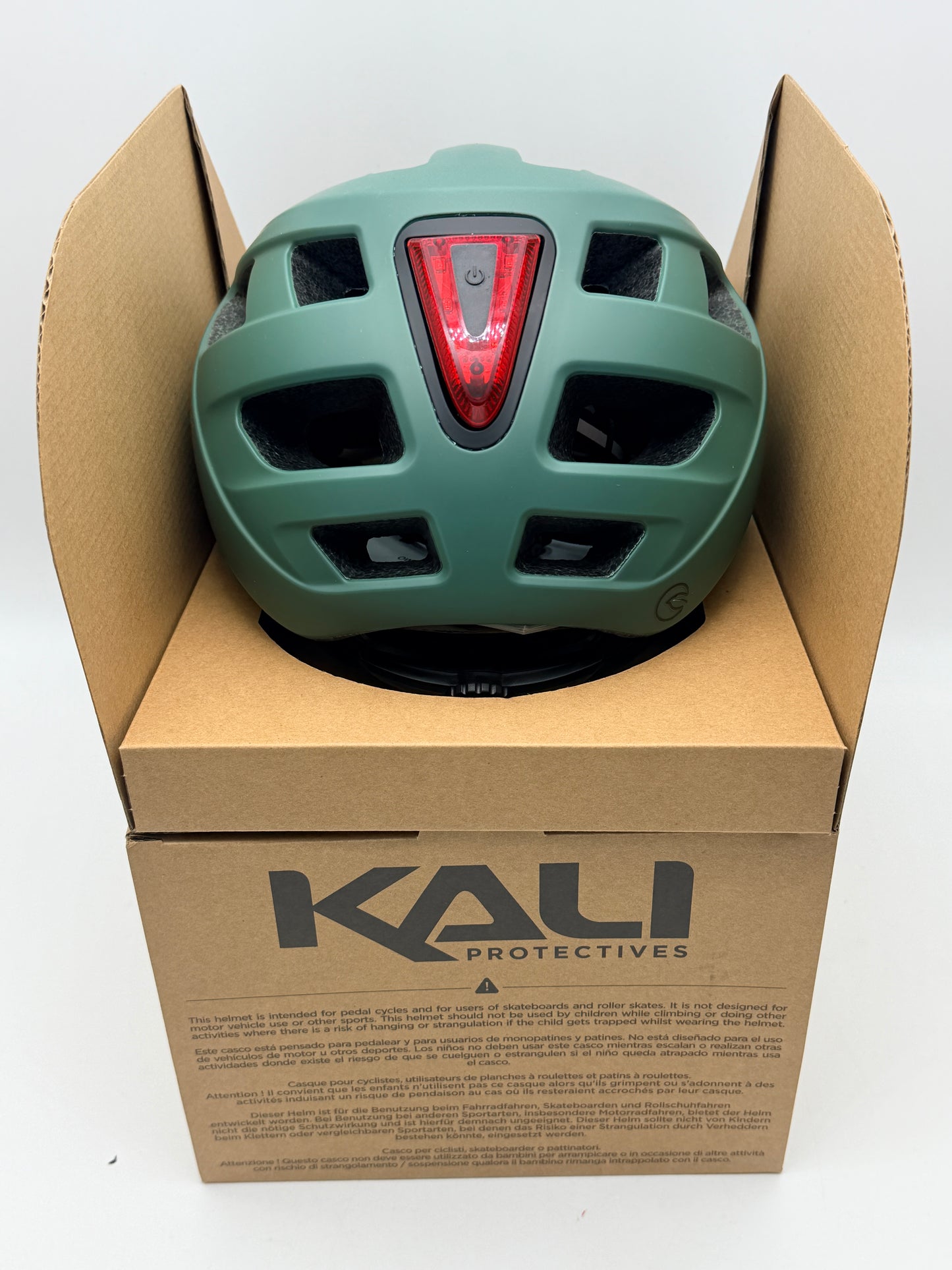 Casque vélo Kali Protectives Central Sld Mat Mos Taille L/XL 58-61 cm
