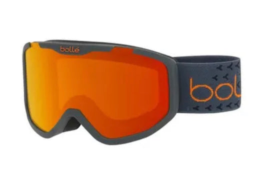 Masque de ski Rocket Plus Matte - Enfant - Gris et orange neuf