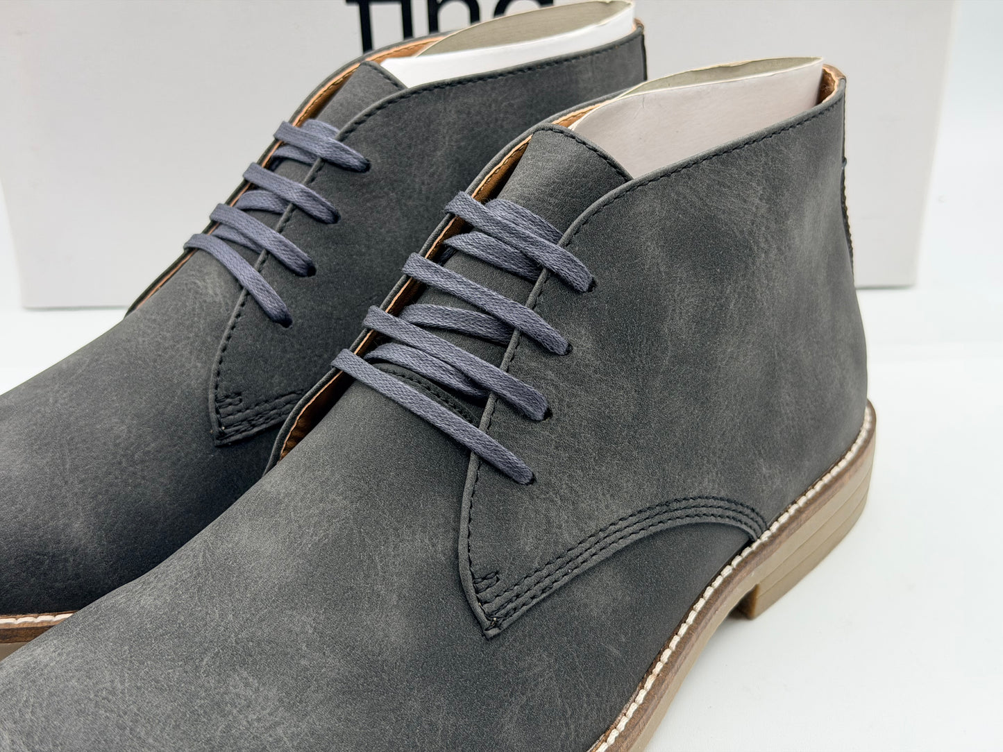 find. Bottines Desert Boots Homme, Gris (Charcoal), 44 EU