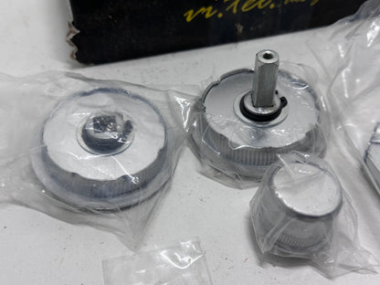 VI.TEL. E0262 N 51 Kit avec serrure pour portes coulissantes Chrome satiné