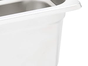 Bac cuisson vapeur en acier inoxydable Taille 1/9 10 cm de profondeur lot de 2 neuf