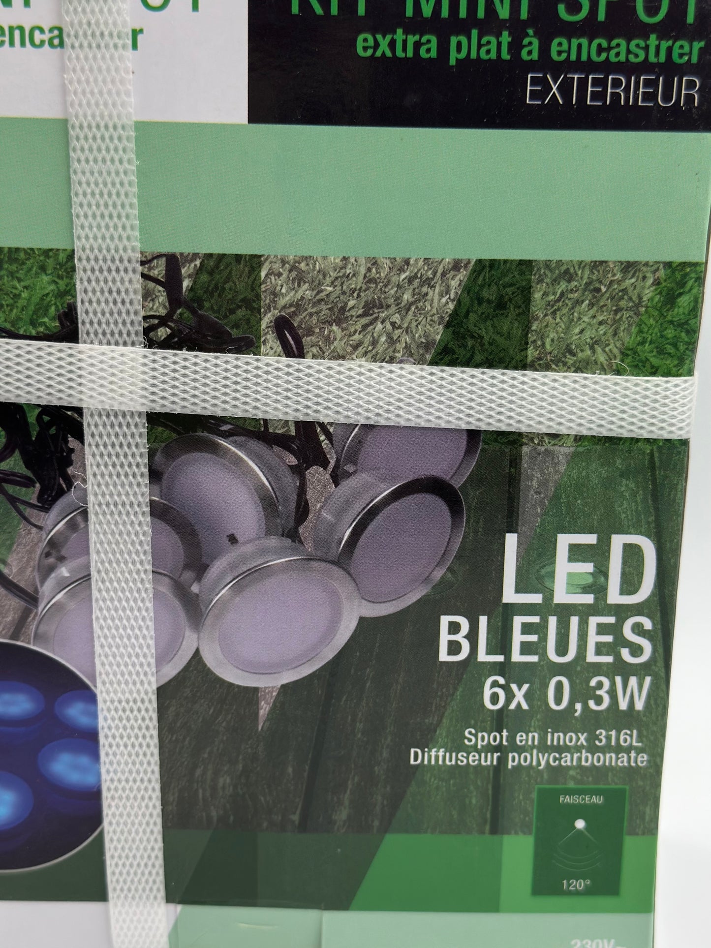 Spot LED a encastrer extérieur x6