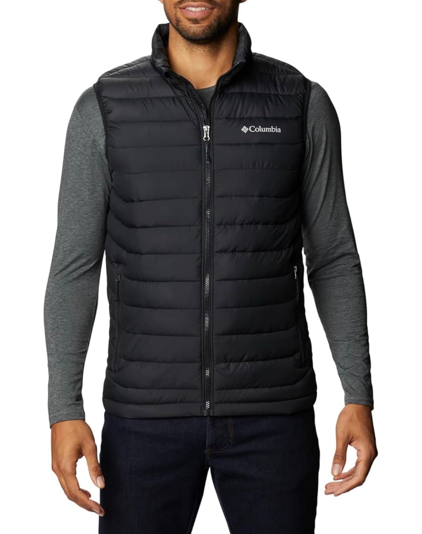 Columbia Men's Powder Lite Vest Puffer Vest Body Warmer taille M