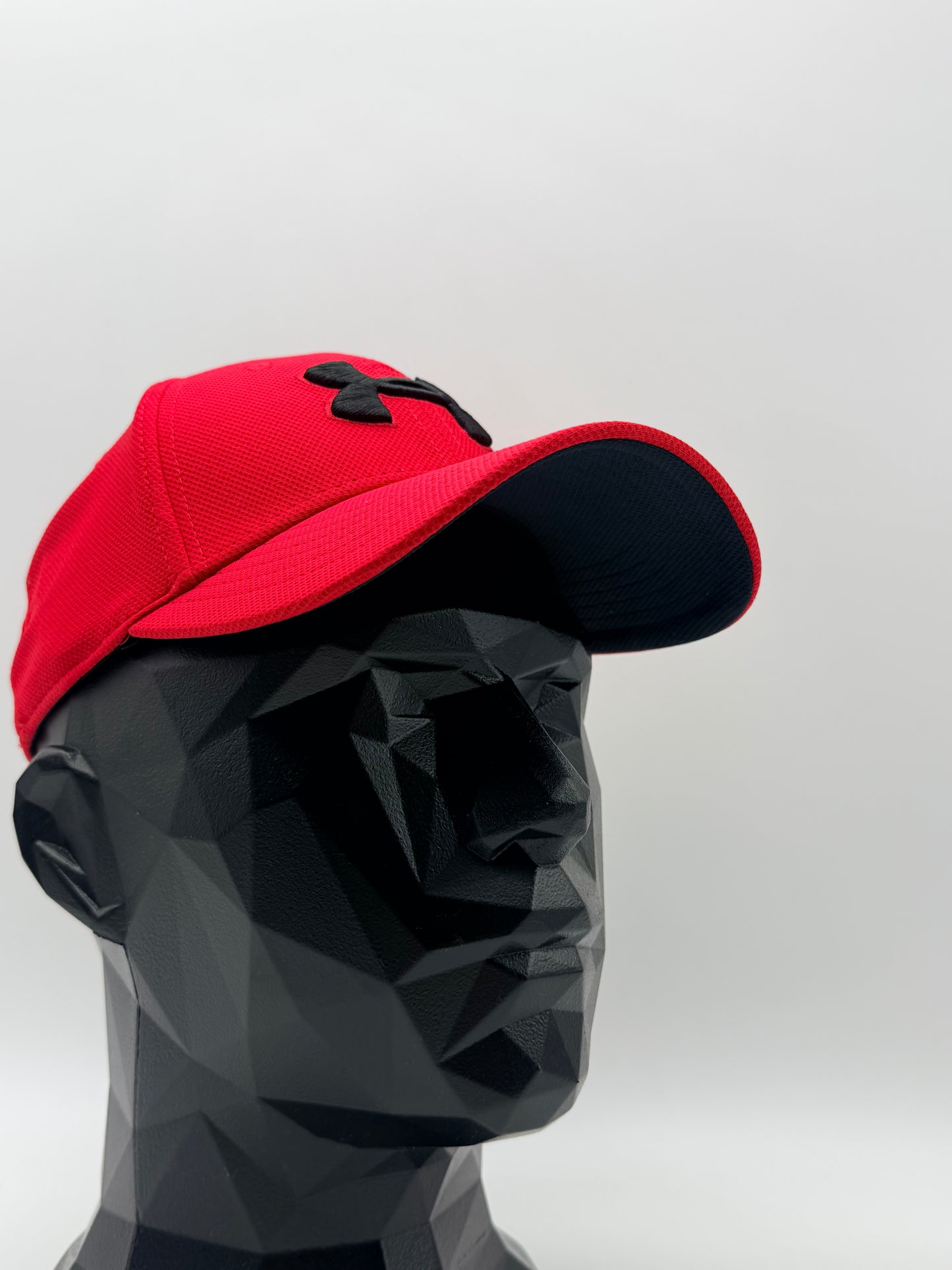 Casquette - Under Armour - Blitzing 3.0 - Rouge - Visière recourbée - Tissu UA Microthread