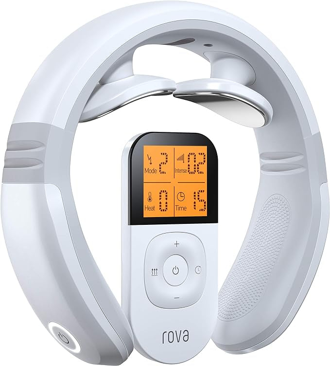 Masseur cervical, intelligent, portable, de voyage électrique comprenant 6 modes, Télécommande intel
